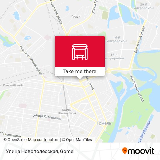 Улица Новополесская map