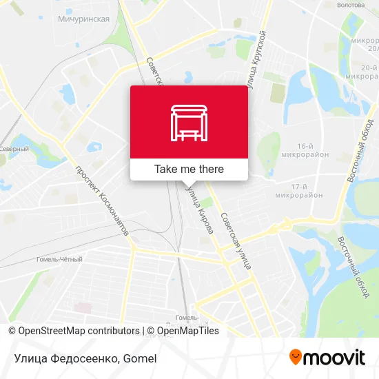 Улица Федосеенко map