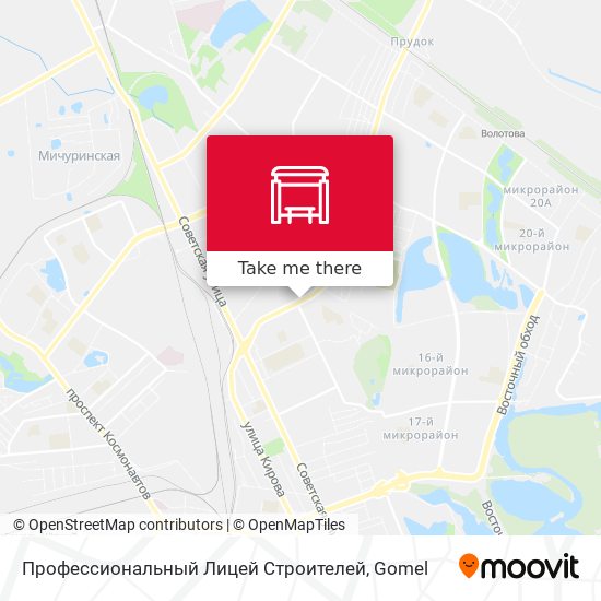 Профессиональный Лицей Строителей map