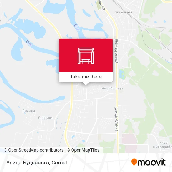 Улица Будённого map