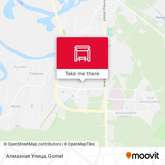 Алмазная Улица map
