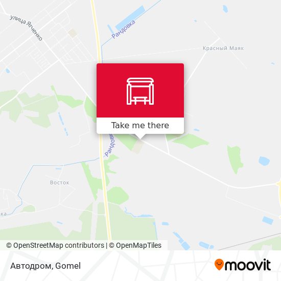 Автодром map