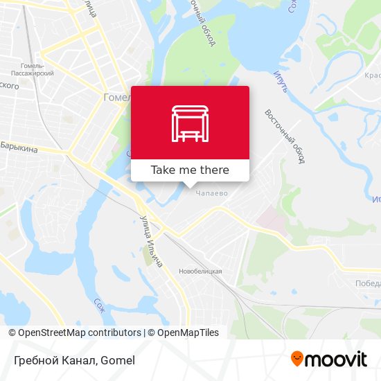 Гребной Канал map