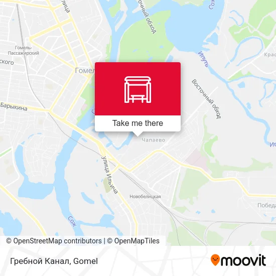 Гребной Канал map
