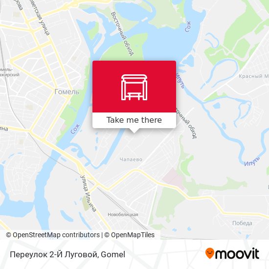Переулок 2-Й Луговой map