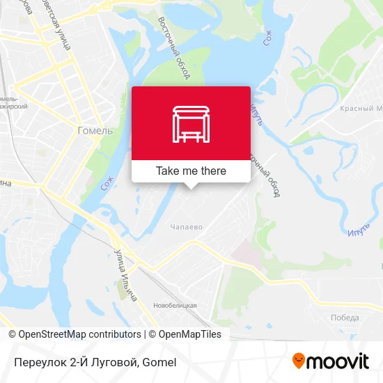 Переулок 2-Й Луговой map
