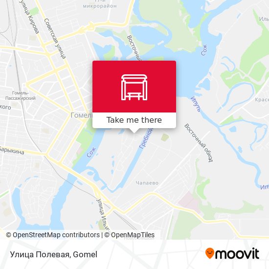 Улица Полевая map