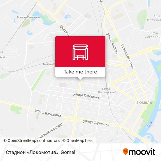 Стадион «Локомотив» map