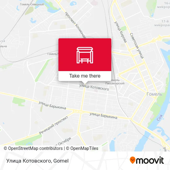 Улица Котовского map