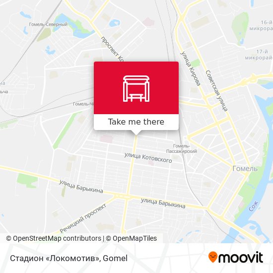 Стадион «Локомотив» map