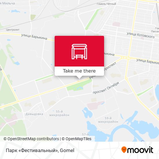 Парк «Фестивальный» map