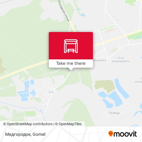Медгородок map