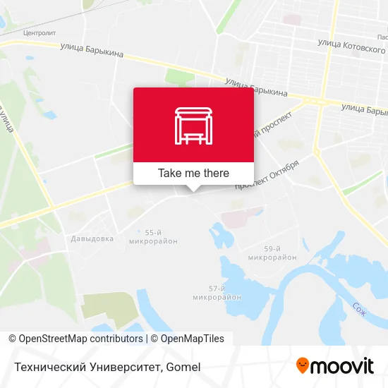 Технический Университет map