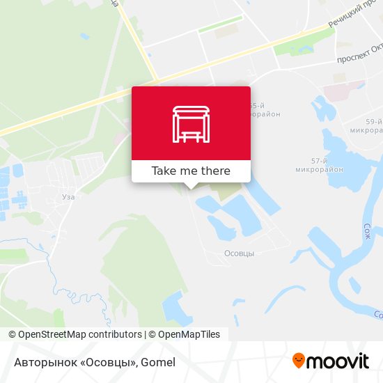 Авторынок «Осовцы» map