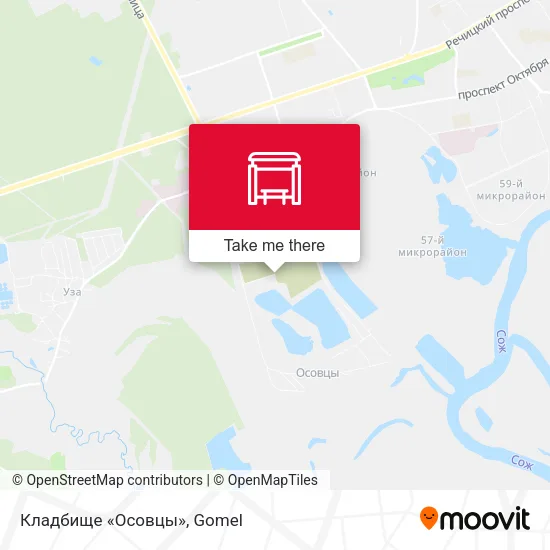 Кладбище «Осовцы» map
