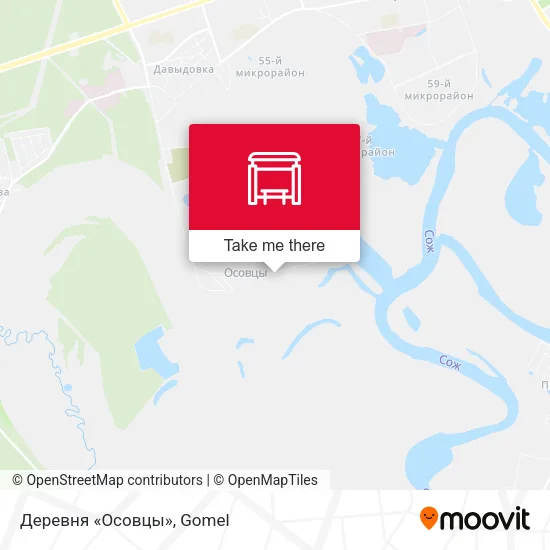 Деревня «Осовцы» map