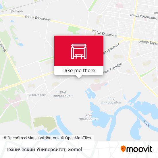 Технический Университет map