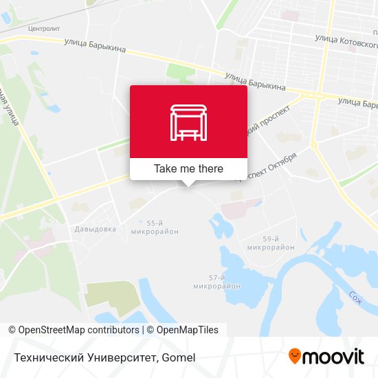 Технический Университет map