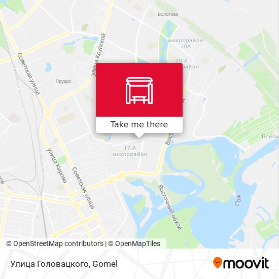 Улица Головацкого map