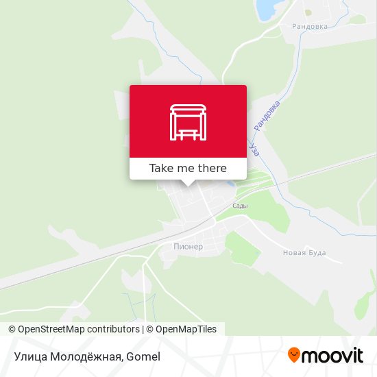 Улица Молодёжная map
