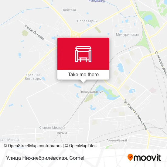 Улица Нижнебрилёвская map