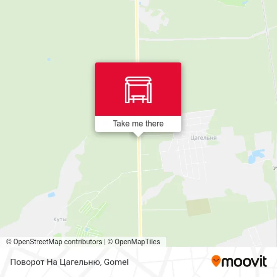 Поворот На Цагельню map