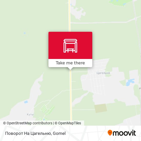 Поворот На Цагельню map