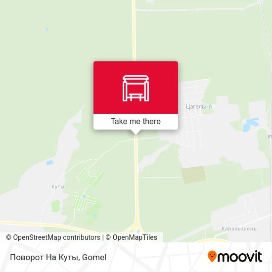 Поворот На Куты map