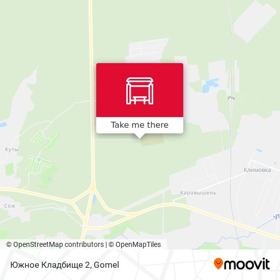 Южное Кладбище 2 map