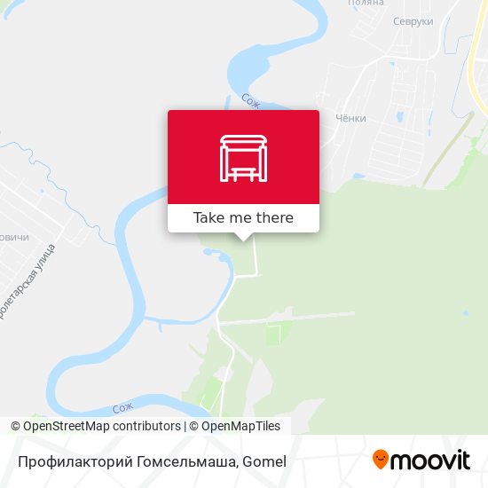 Профилакторий Гомсельмаша map