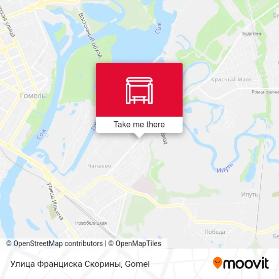 Улица Франциска Скорины map