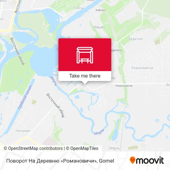 Поворот На Деревню «Романовичи» map