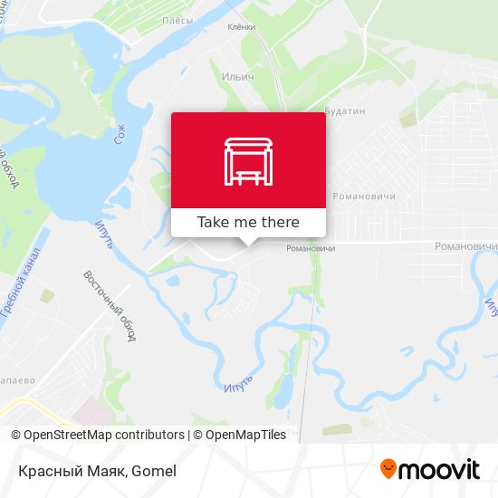 Красный Маяк map