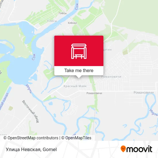 Улица Невская map