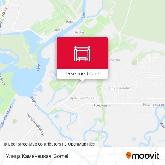 Улица Каменецкая map
