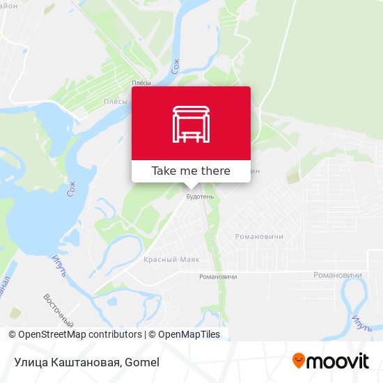 Улица Каштановая map