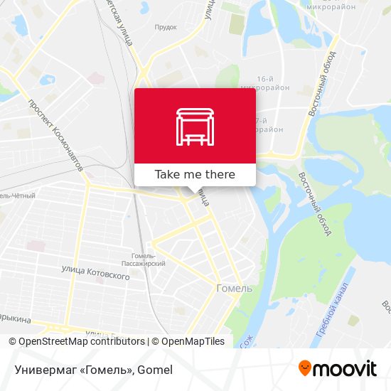 Универмаг «Гомель» map