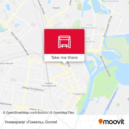 Универмаг «Гомель» map