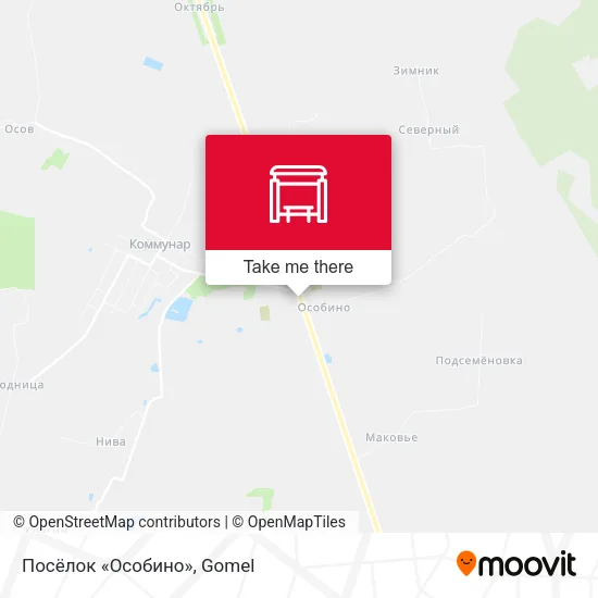 Посёлок «Особино» map