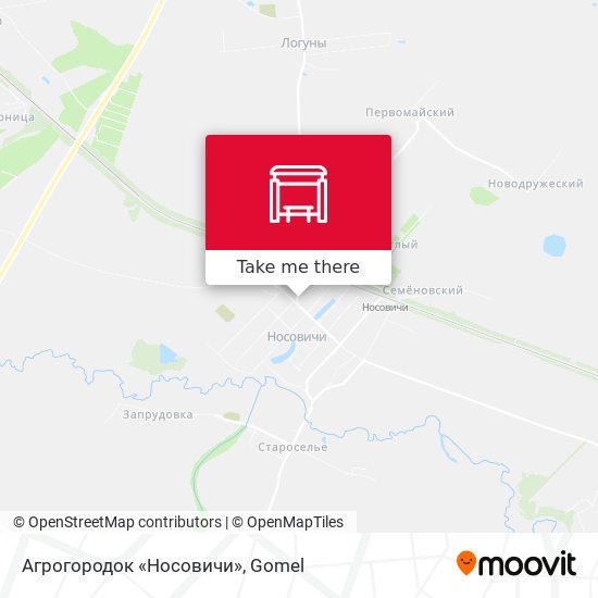 Агрогородок «Носовичи» map