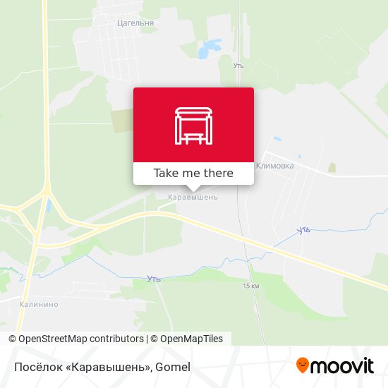 Посёлок «Каравышень» map