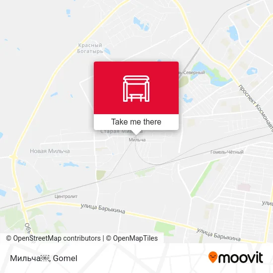 Мильча￼ map