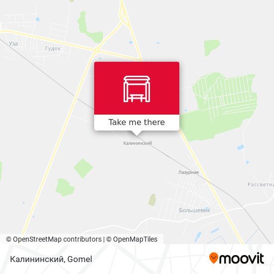 Калининский map
