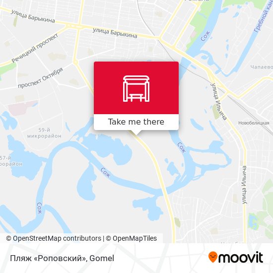 Пляж «Роповский» map
