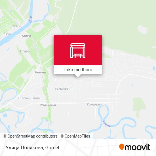 Улица Полякова map
