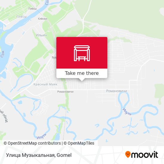 Улица Музыкальная map
