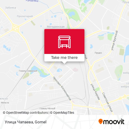 Улица Чапаева map