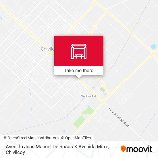 Avenida Juan Manuel De Rosas X Avenida Mitre map