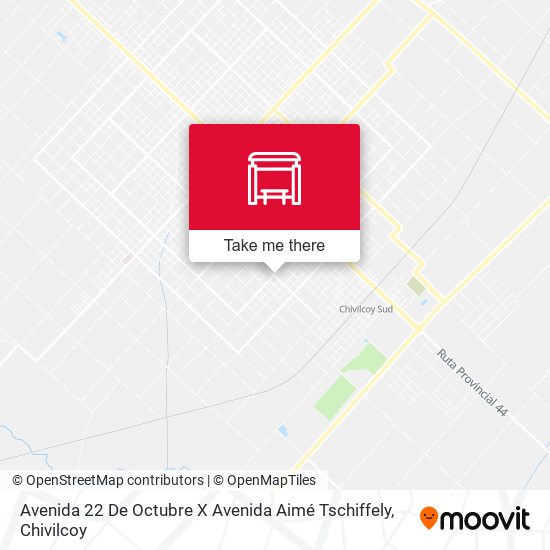 Mapa de Avenida 22 De Octubre X Avenida Aimé Tschiffely