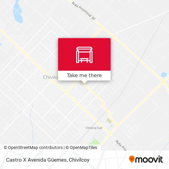 Castro X Avenida Güemes map